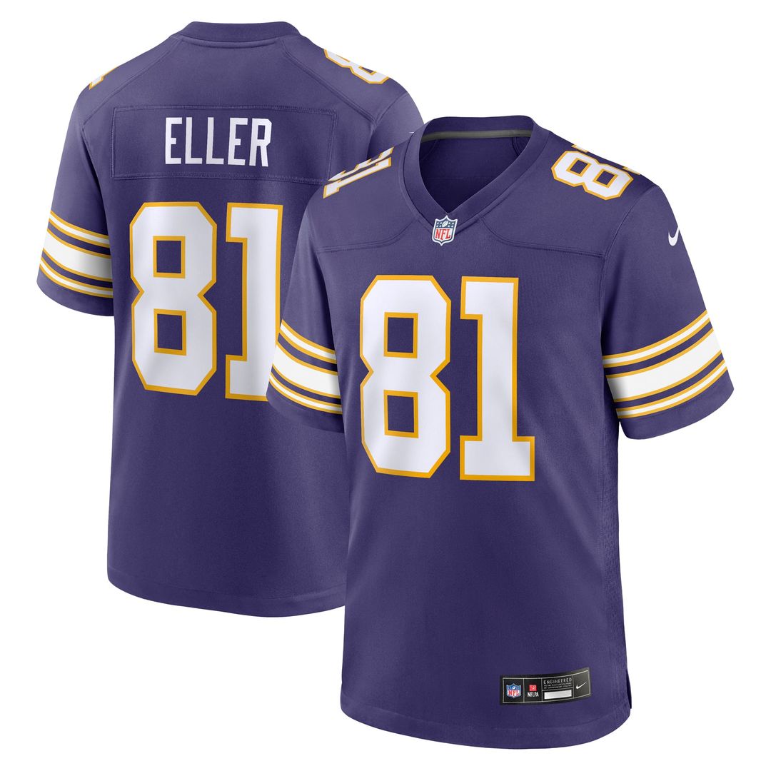 Minnesota Vikings Carl Eller Nike Retired Player Alternate Game Jersey - Purple