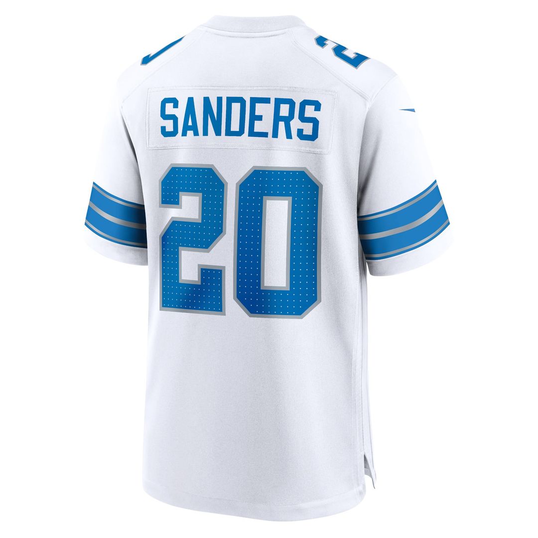 Detroit Lions Barry Sanders Nike 2nd Alternate Retired Player Game Jersey - Black