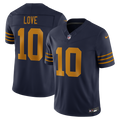 Green Bay Packers Jordan Love Nike Alternate Vapor F.U.S.E. Stitched Limited Jersey - Navy