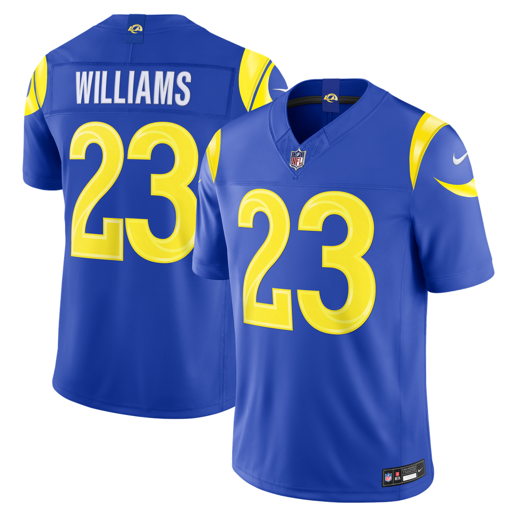 Los Angeles Rams Kyren Williams Nike Classic Sol Vapor F.U.S.E. Stitched Limited Jersey