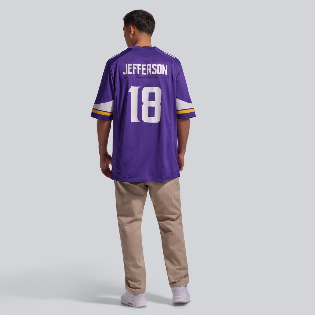 Minnesota Vikings Justin Jefferson Nike Player Game Jersey - Purple