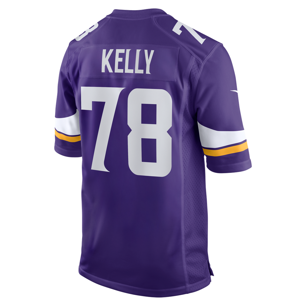 Minnesota Vikings Ryan Kelly Nike Team Game Jersey - Purple