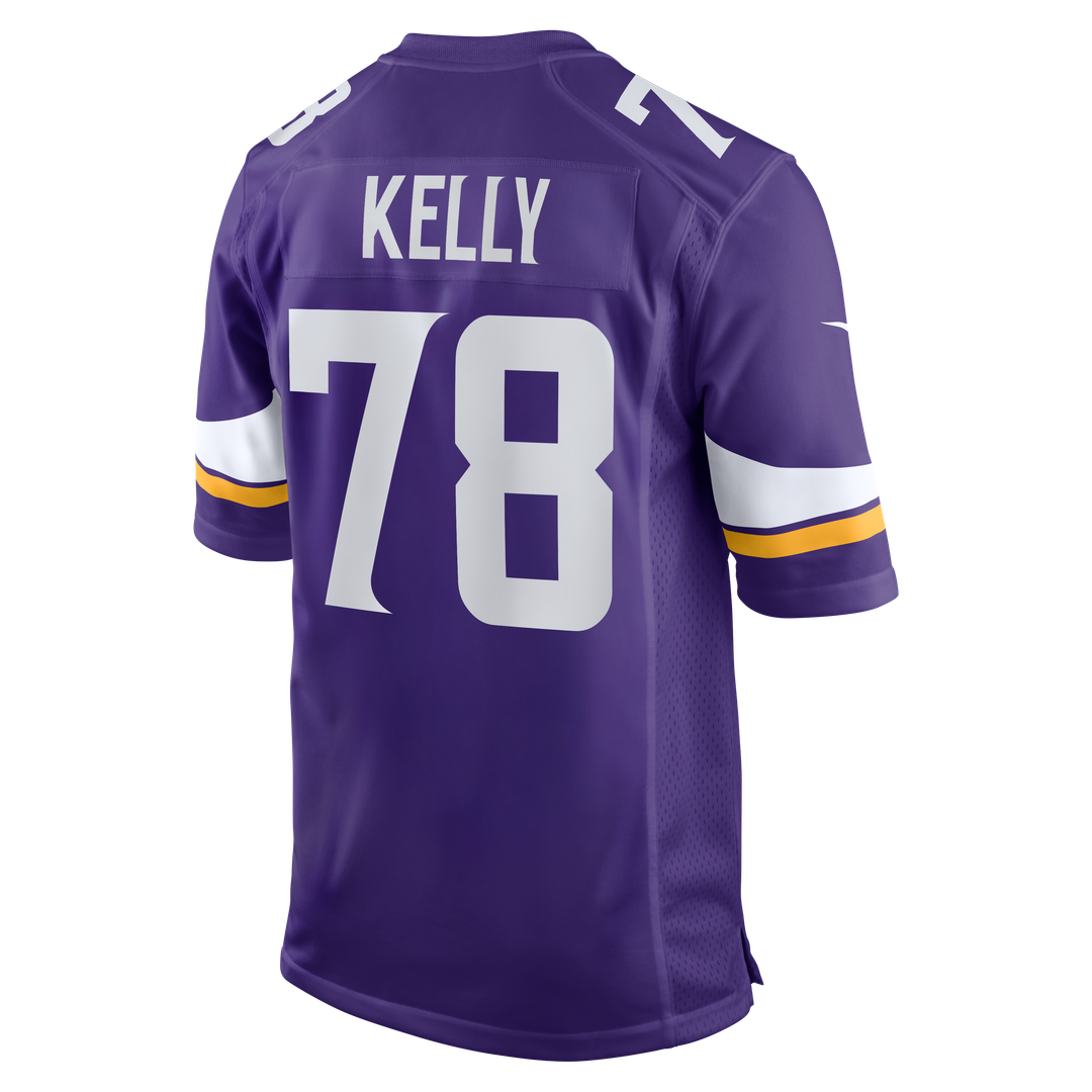Minnesota Vikings Ryan Kelly Nike Team Game Jersey - Purple