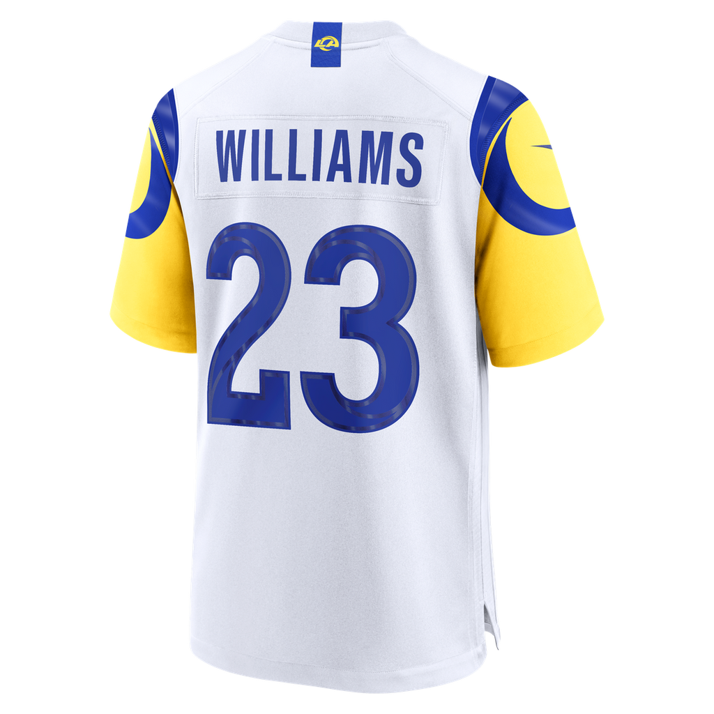 Los Angeles Rams Kyren Williams Nike White Game Player Jersey - White