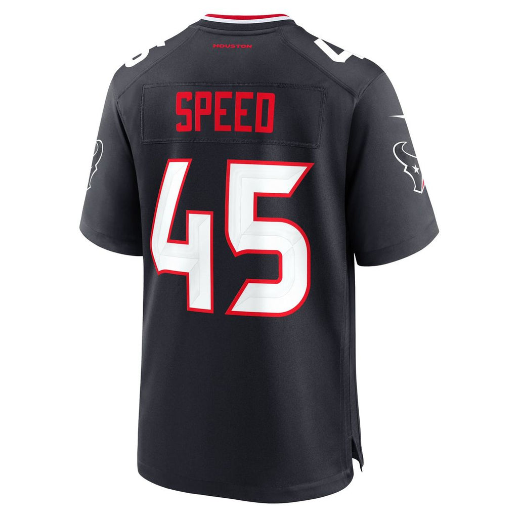 Houston Texans E.J. Speed Nike Team Game Jersey - Navy