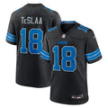 Detroit Lions Isaac TeSlaa Nike Alternate Game Player Jersey - Black