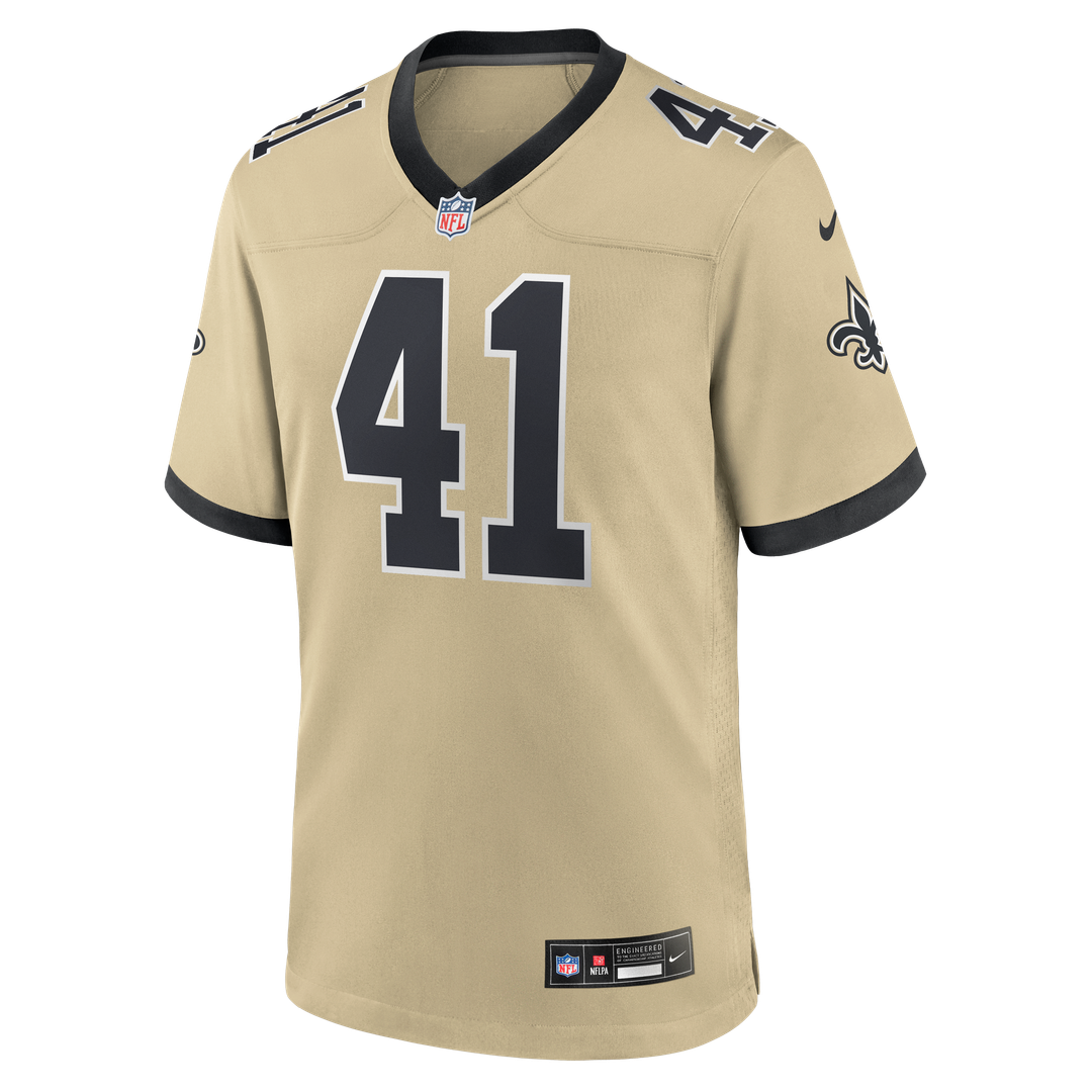 New Orleans Saints Alvin Kamara Nike Alternate Game Jersey - White