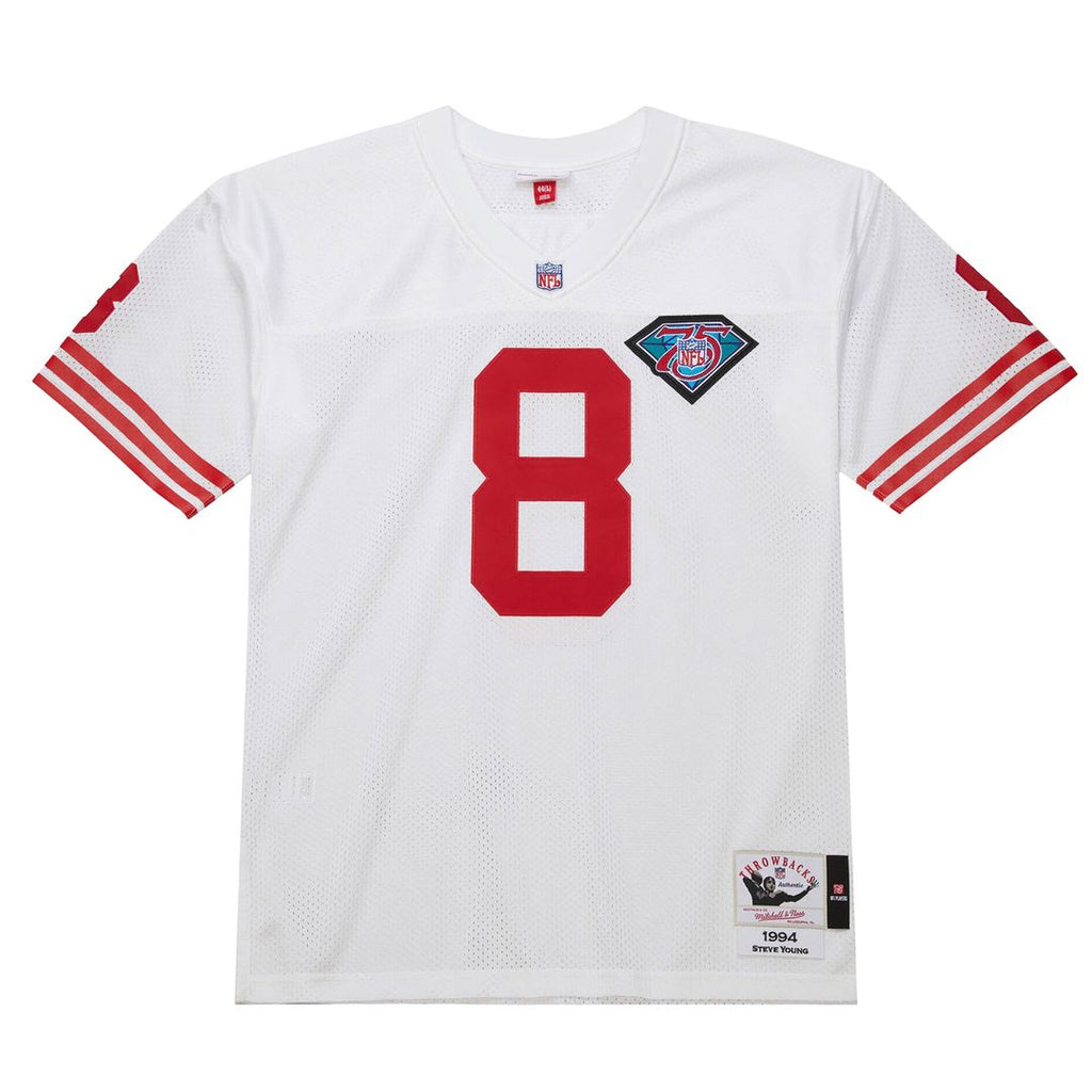 San Francisco 49ers 1994 Steve Young Mitchell & Ness Authentic Throwback Retired Player Jersey - White