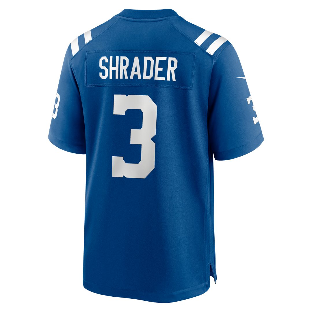 Indianapolis Colts Spencer Shrader Nike Team Game Jersey - Royal