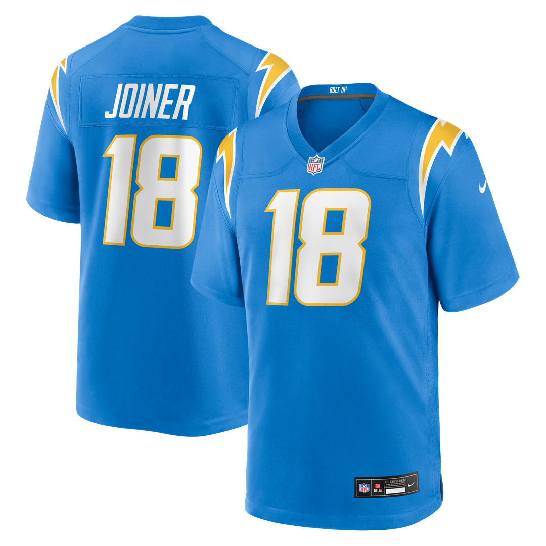 Los Angeles Chargers Charlie Joiner Nike Game Retired Player Jersey - Powder Blue