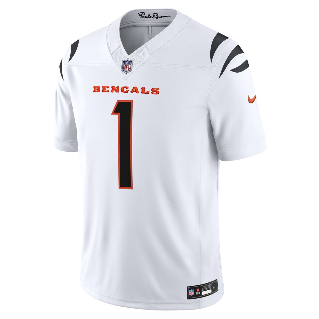 Cincinnati Bengals Ja'Marr Chase Nike Team Vapor F.U.S.E. Stitched Limited Jersey - Black