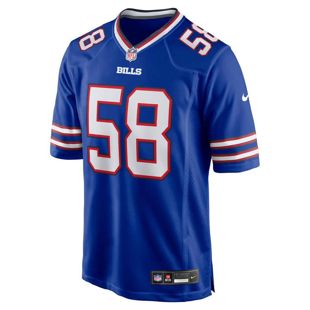 Buffalo Bills Matt Milano Nike Game Player Jersey - Royal