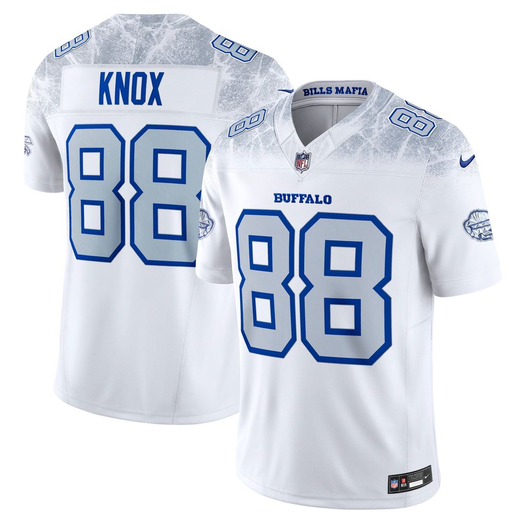 Buffalo Bills Dawson Knox Nike Rivalries Collection Stitched Limited Jersey - White