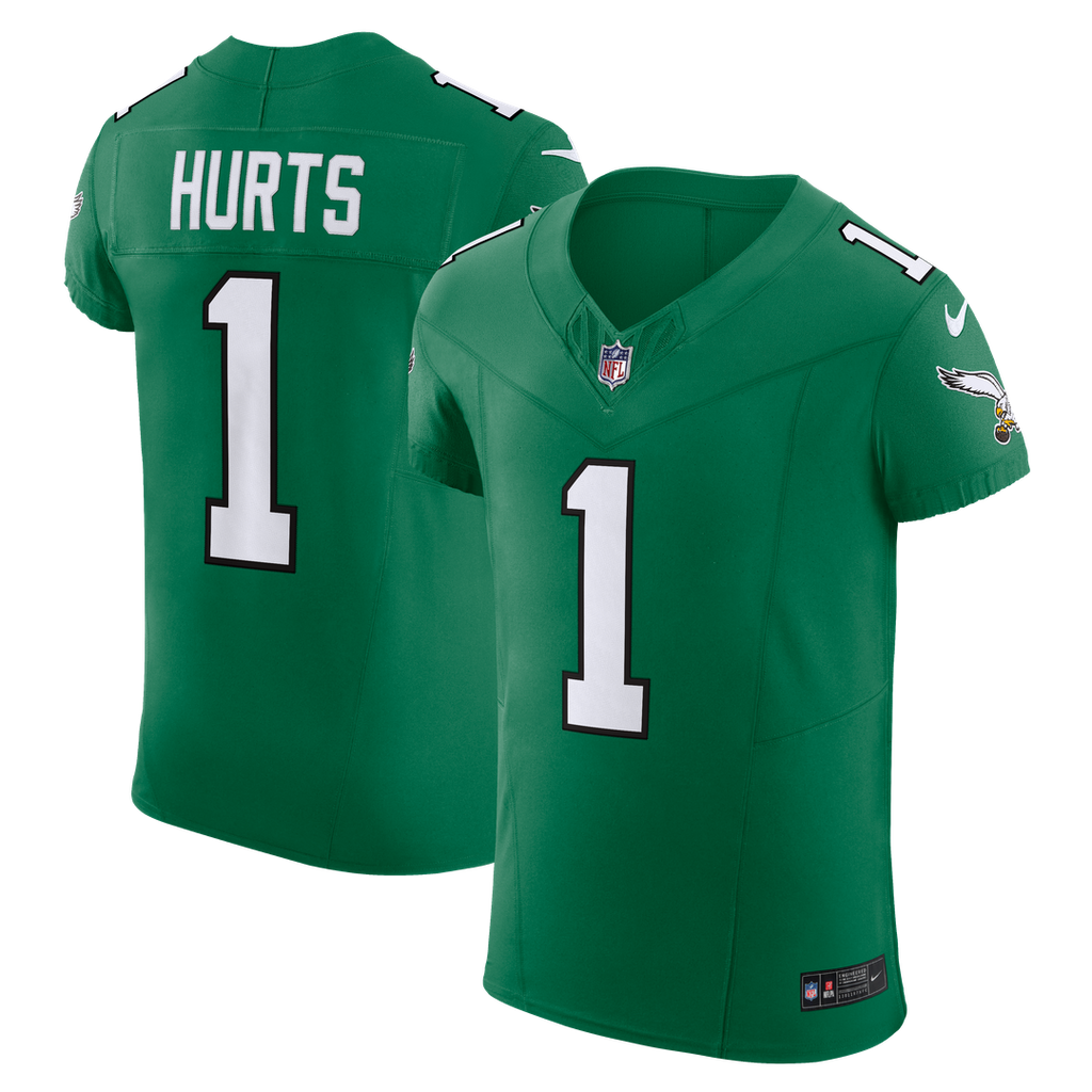 Philadelphia Eagles Jalen Hurts Nike Alternate Vapor F.U.S.E. Elite Jersey - Kelly Green