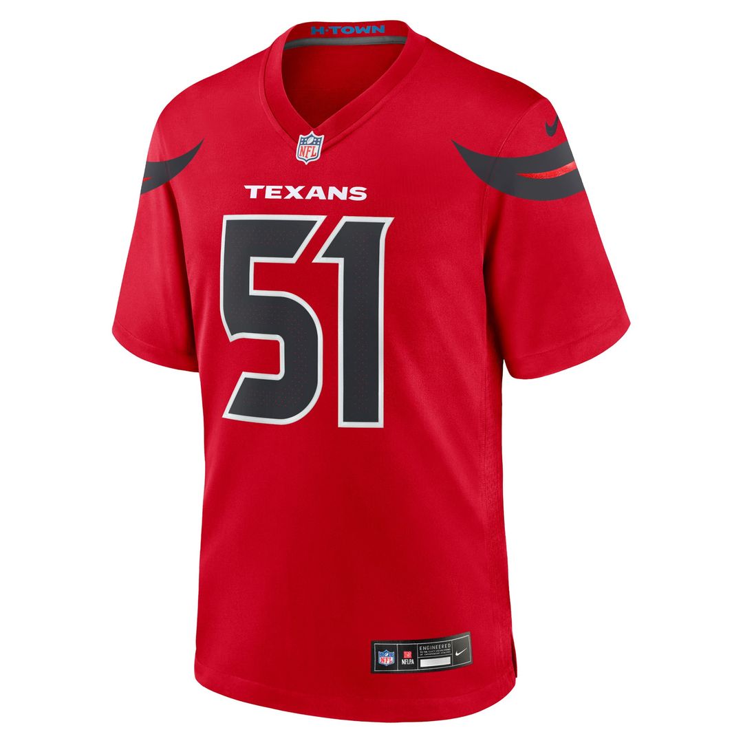 Houston Texans Will Anderson Jr. Nike Alternate Game Jersey - Red