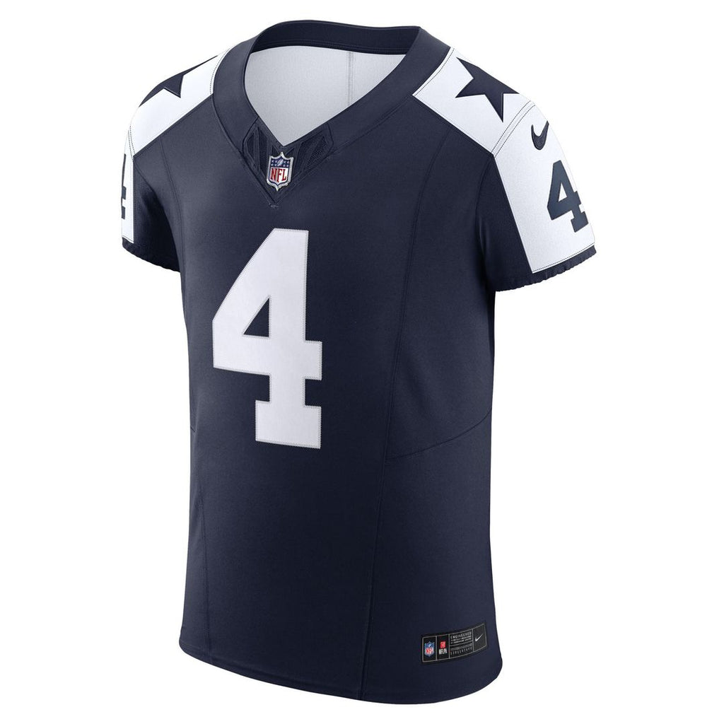 Dallas Cowboys Dak Prescott Nike Alternate Vapor F.U.S.E. Elite Jersey - Navy
