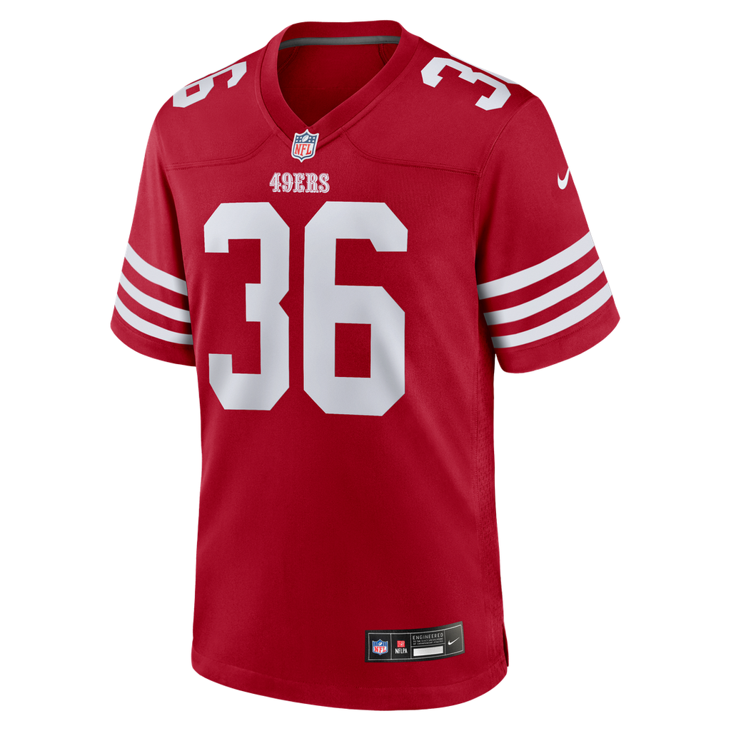 San Francisco 49ers Marques Sigle Nike Team Game Jersey - Scarlet