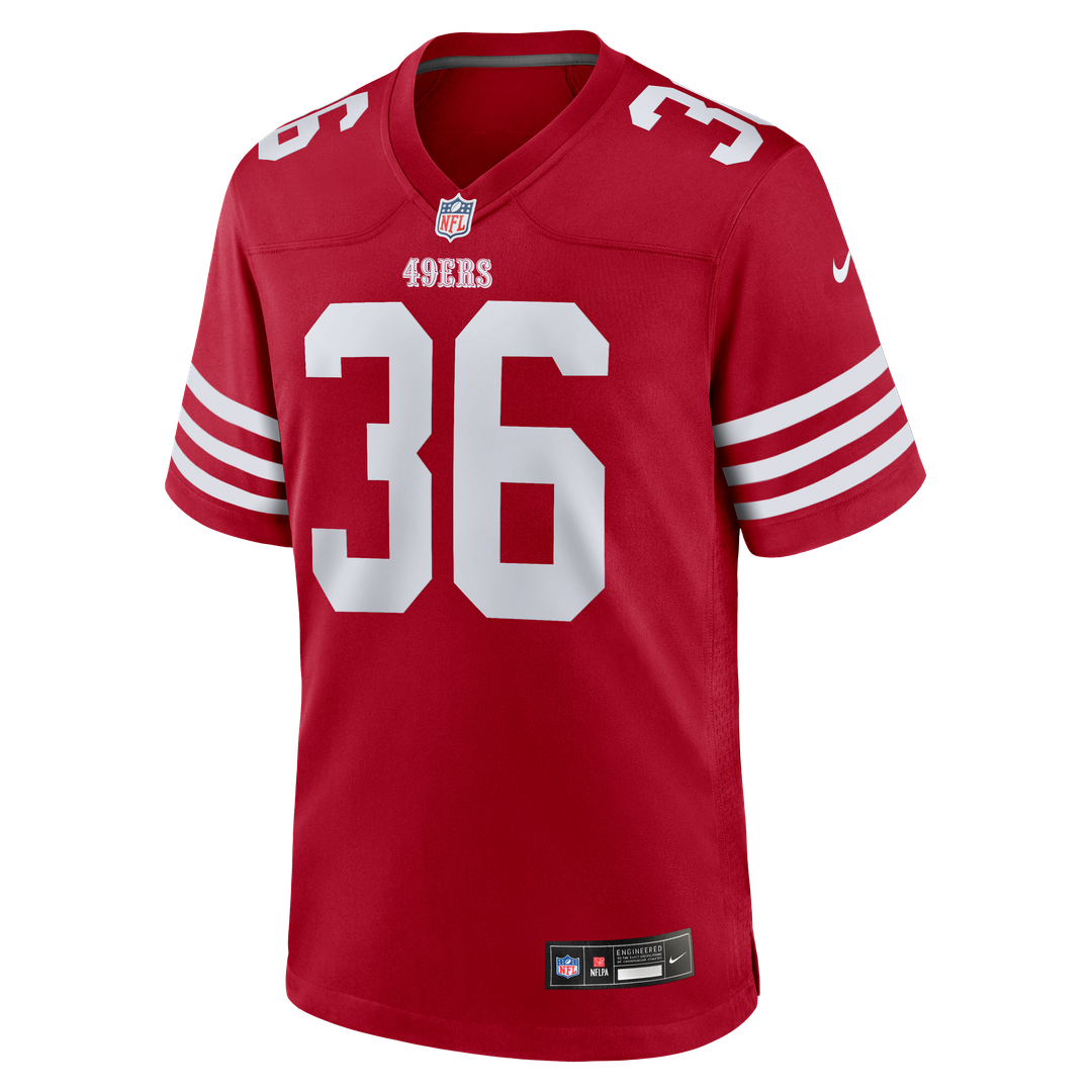 San Francisco 49ers Marques Sigle Nike Team Game Jersey - Scarlet