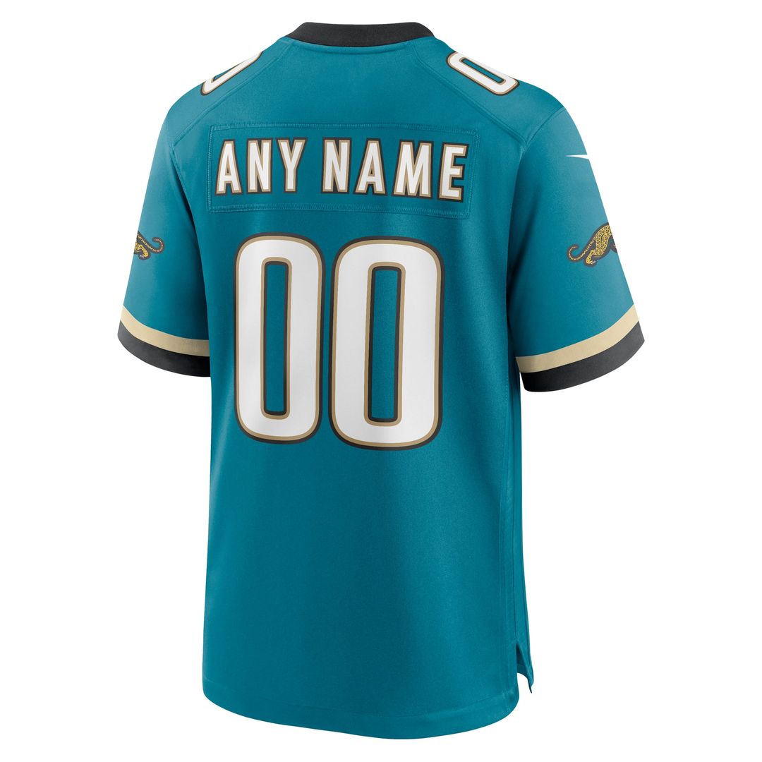 Jacksonville Jaguars Nike Prowler Throwback Custom Game Jersey - Teal