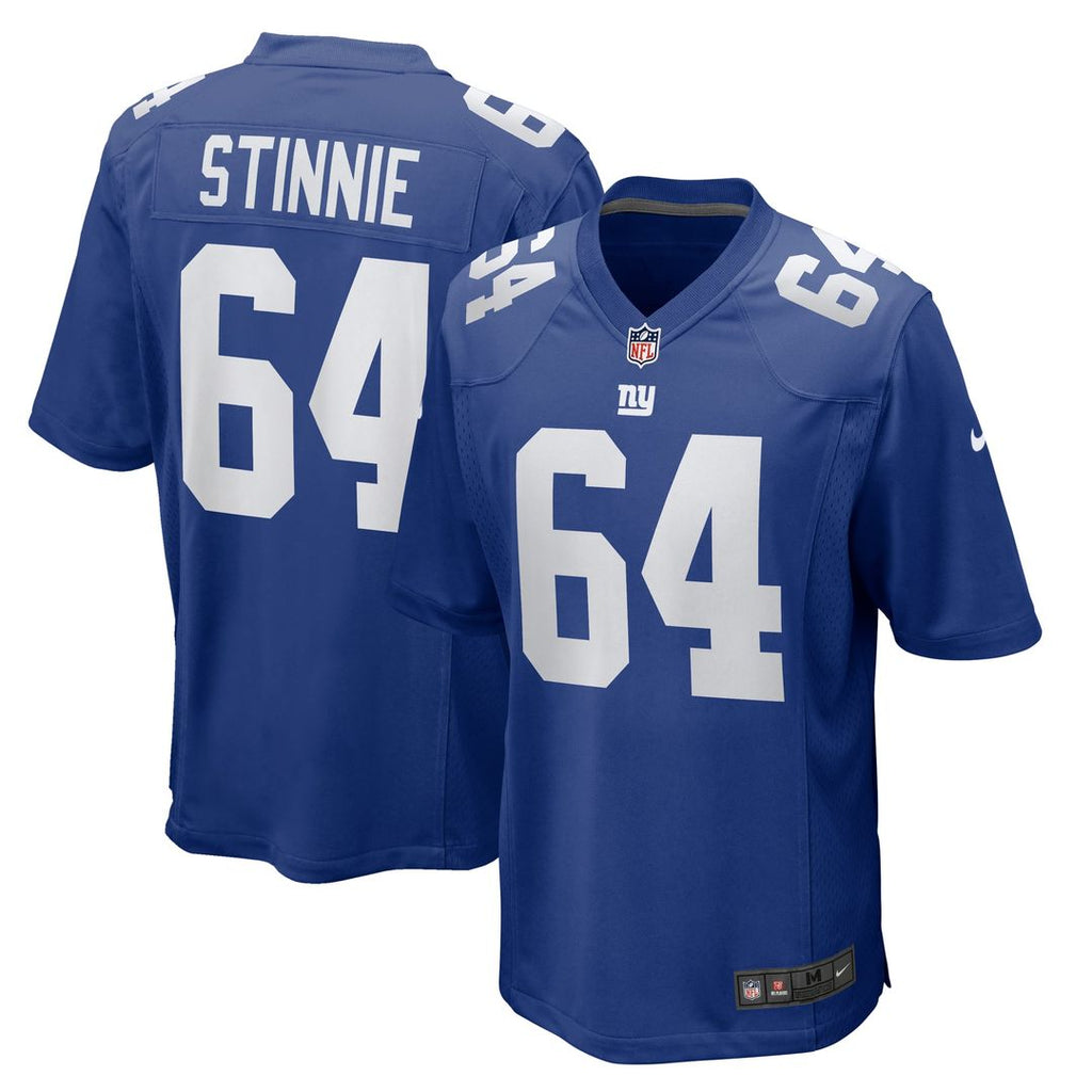 New York Giants Aaron Stinnie Nike Team Game Jersey - Royal