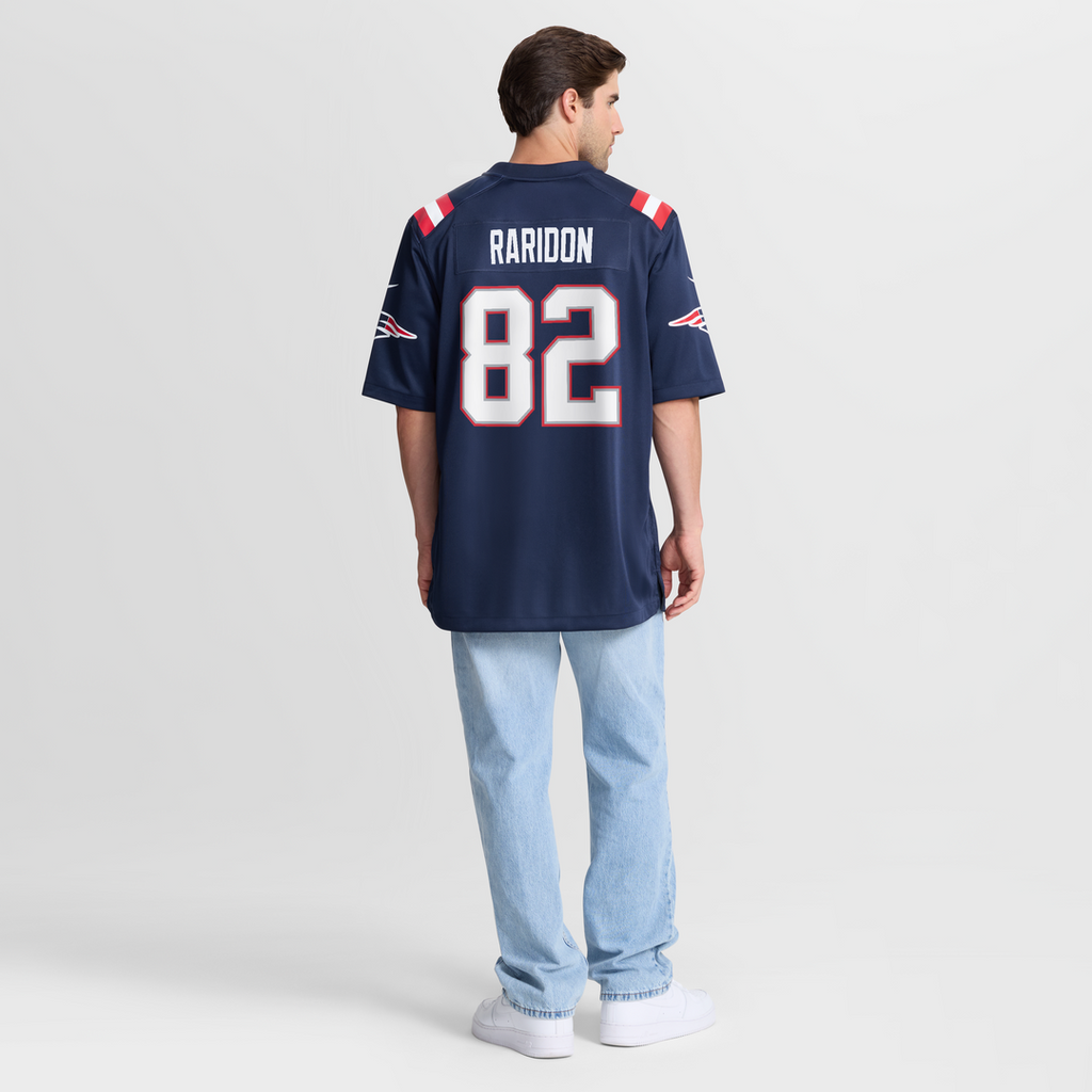 New England Patriots Eli Raridon Nike Team Game Jersey - Navy