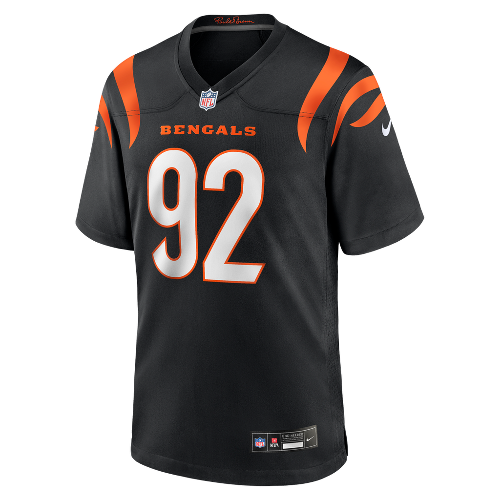 Cincinnati Bengals B.J. Hill Nike Game Jersey - Black