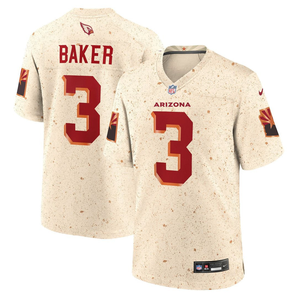 Arizona Cardinals Budda Baker Nike Rivalries Collection Game Jersey - Natural