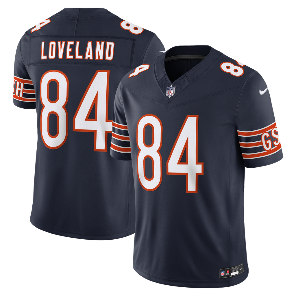 Chicago Bears Colston Loveland Nike Team Vapor F.U.S.E. Stitched Limited Jersey - Navy