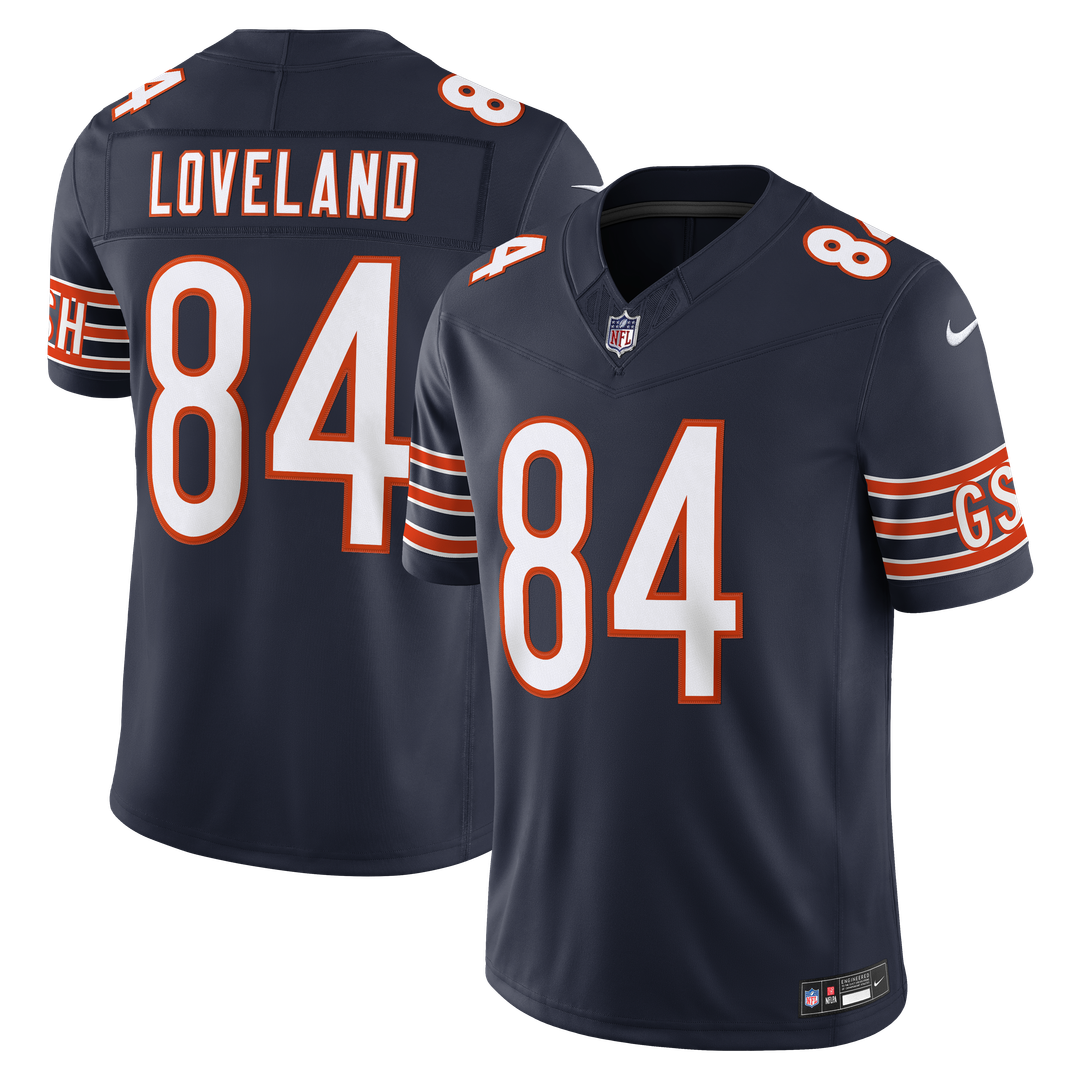 Chicago Bears Colston Loveland Nike Team Vapor F.U.S.E. Stitched Limited Jersey - Navy