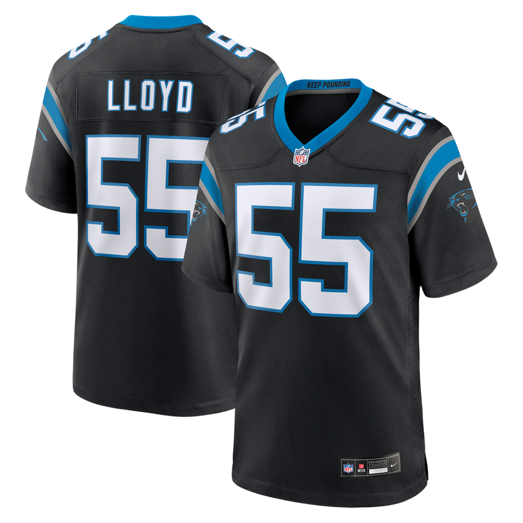 Carolina Panthers Devin Lloyd Nike Team Game Jersey - Black