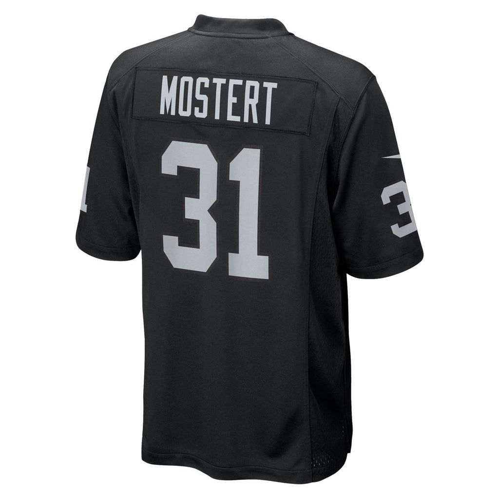Las Vegas Raiders Raheem Mostert Nike Team Game Jersey - Black