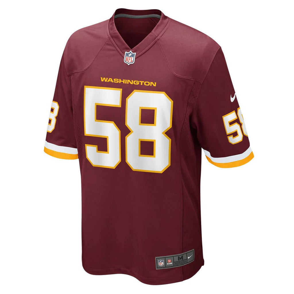 Washington Football Team Shaka Toney Nike Game Jersey - Burgundy
