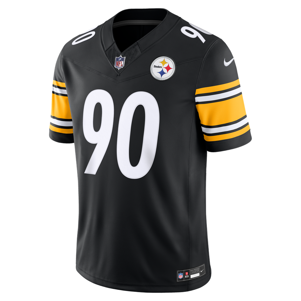 Pittsburgh Steelers T.J. Watt Nike Alternate Vapor F.U.S.E. Stitched Limited Jersey - Gold