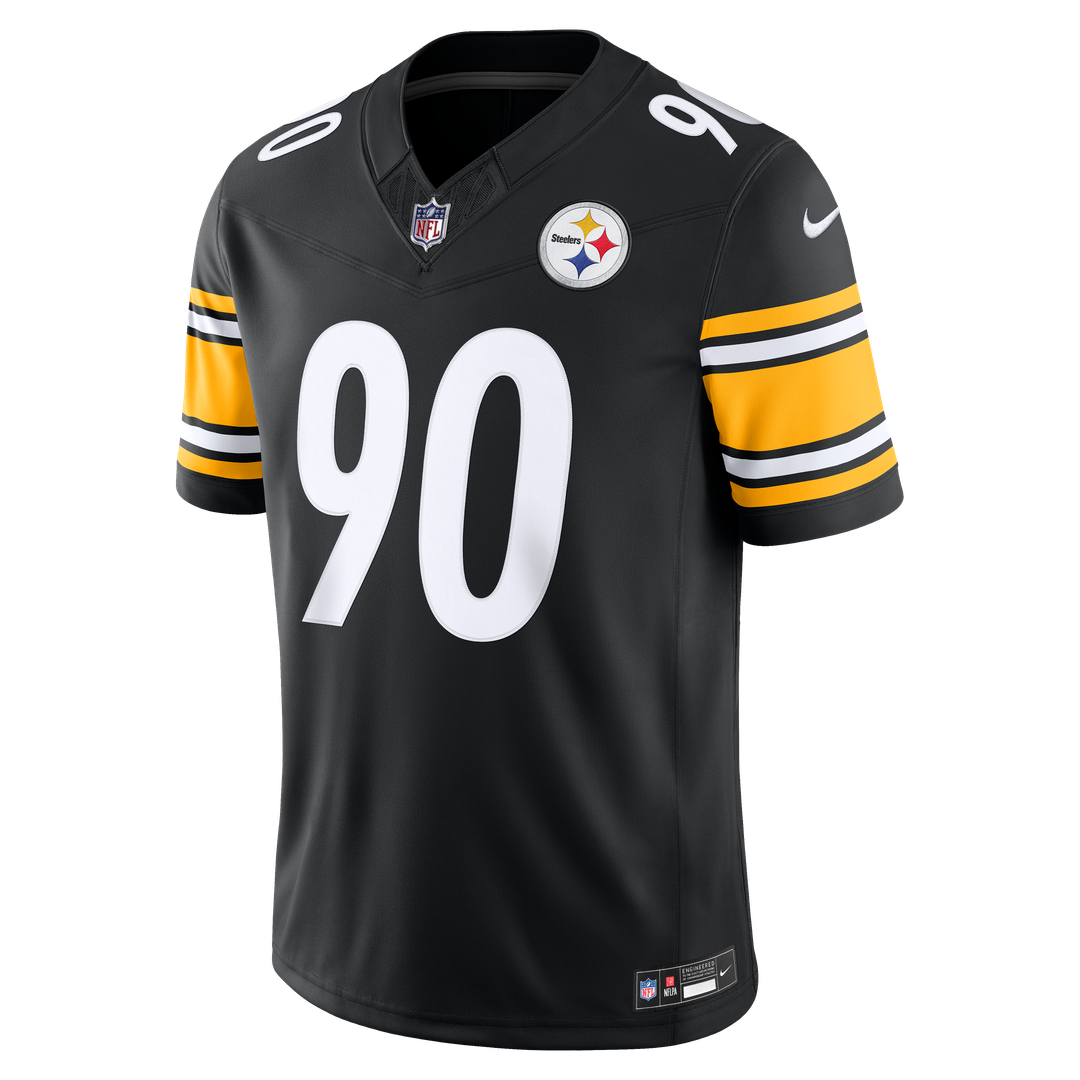 Pittsburgh Steelers T.J. Watt Nike Alternate Vapor F.U.S.E. Stitched Limited Jersey - Gold