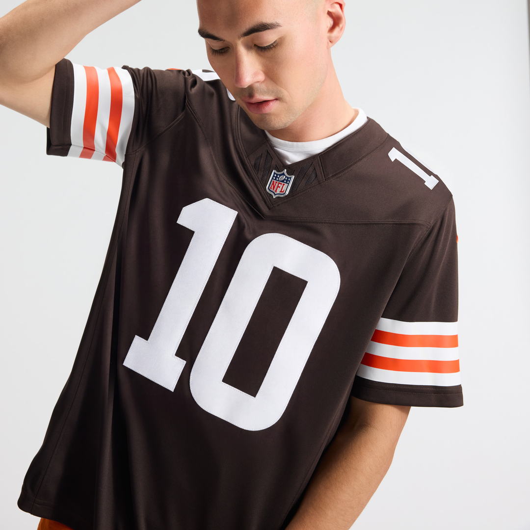 Cleveland Browns Quinshon Judkins Nike Team Vapor F.U.S.E. Stitched Limited Jersey - Brown