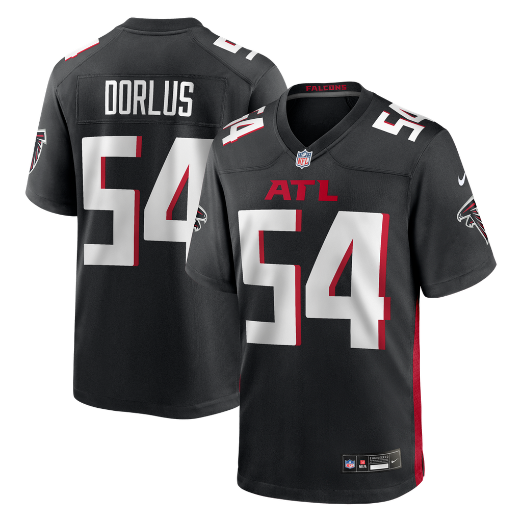 Atlanta Falcons Brandon Dorlus Nike Team Game Jersey - Black