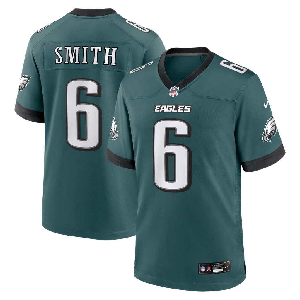 Philadelphia Eagles DeVonta Smith Nike Team Game Jersey - Midnight Green