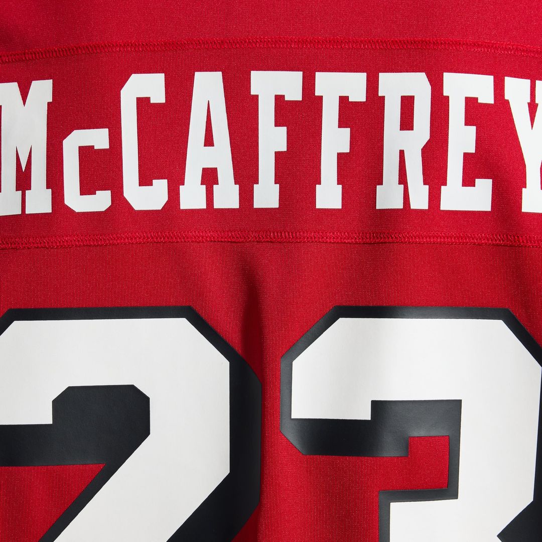 San Francisco 49ers Christian McCaffrey Nike Alternate Game Player Jersey - Scarlet