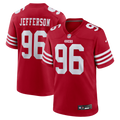 San Francisco 49ers Jordan Jefferson Nike Team Game Jersey - Scarlet