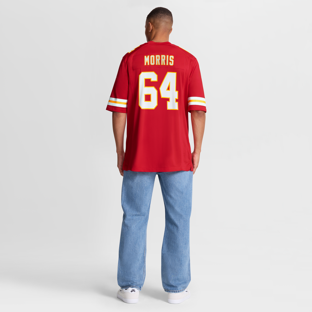 Kansas City Chiefs Wanya Morris Nike Game Jersey - Red