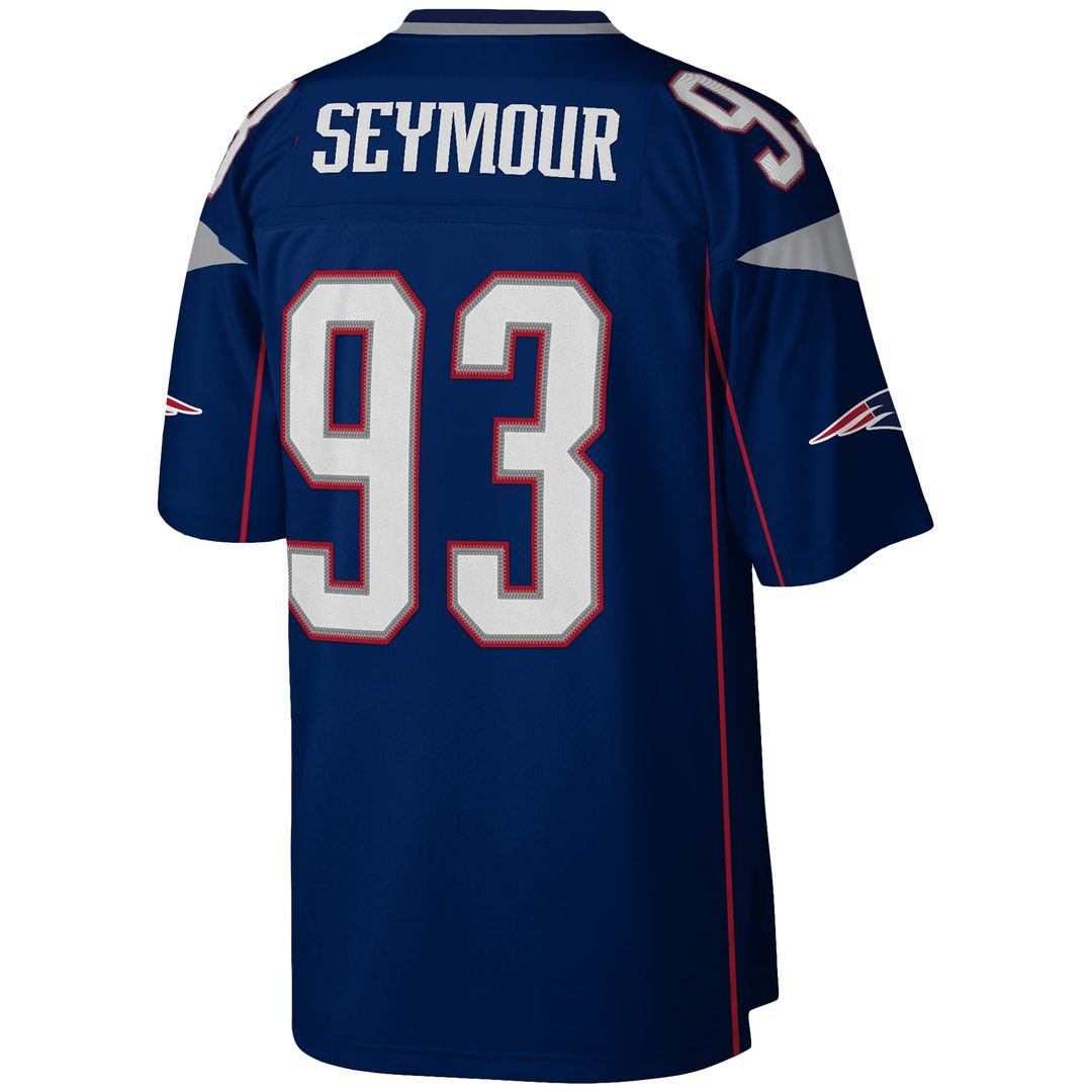 New England Patriots Richard Seymour Mitchell & Ness Legacy Replica Jersey - Navy