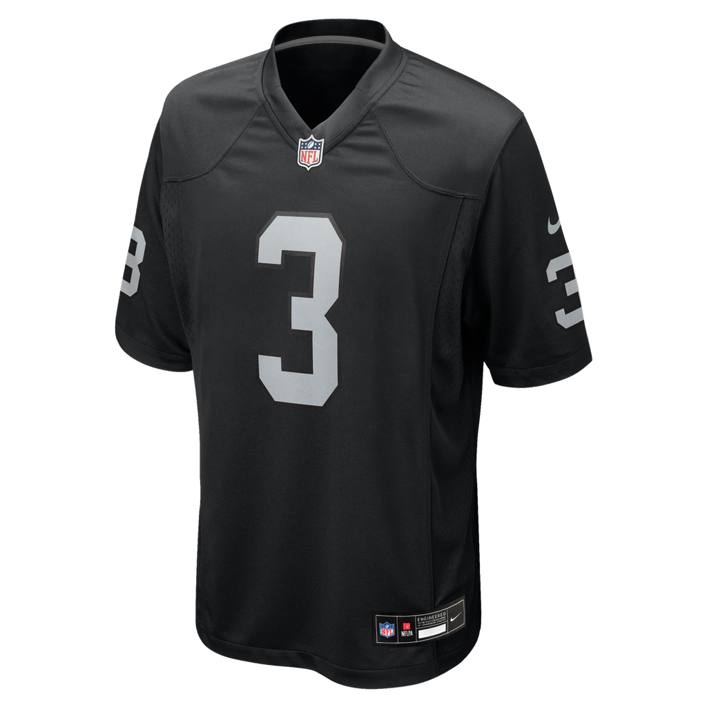 Las Vegas Raiders Taron Johnson Nike Team Game Jersey - Black