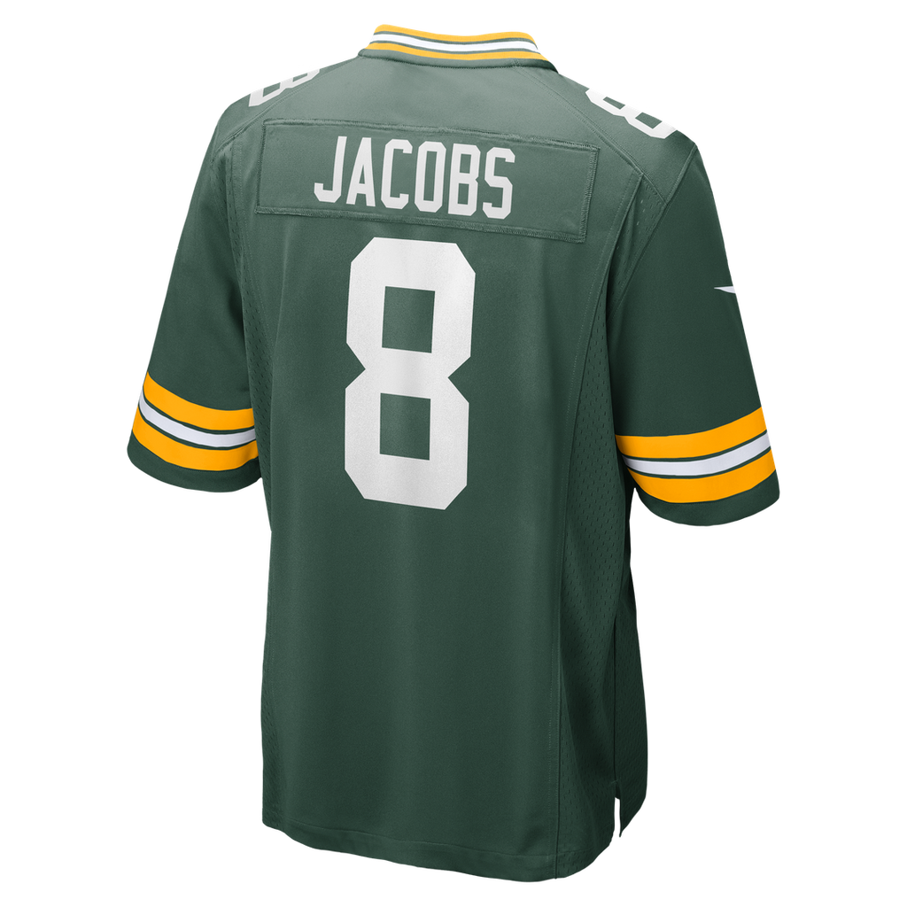 Green Bay Packers Josh Jacobs Nike Team Game Jersey - Green