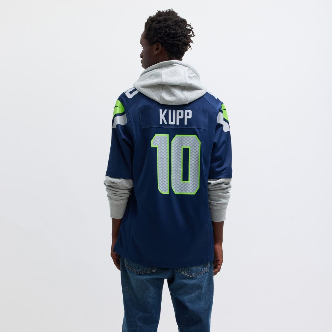 Seattle Seahawks Cooper Kupp Nike Team Game Jersey - College Navy