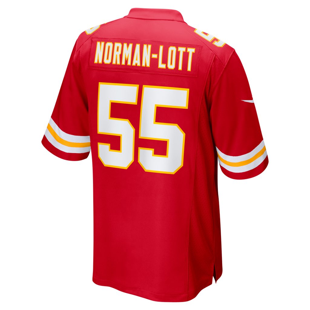 Kansas City Chiefs Omarr Norman-Lott Nike Team Game Jersey - Red