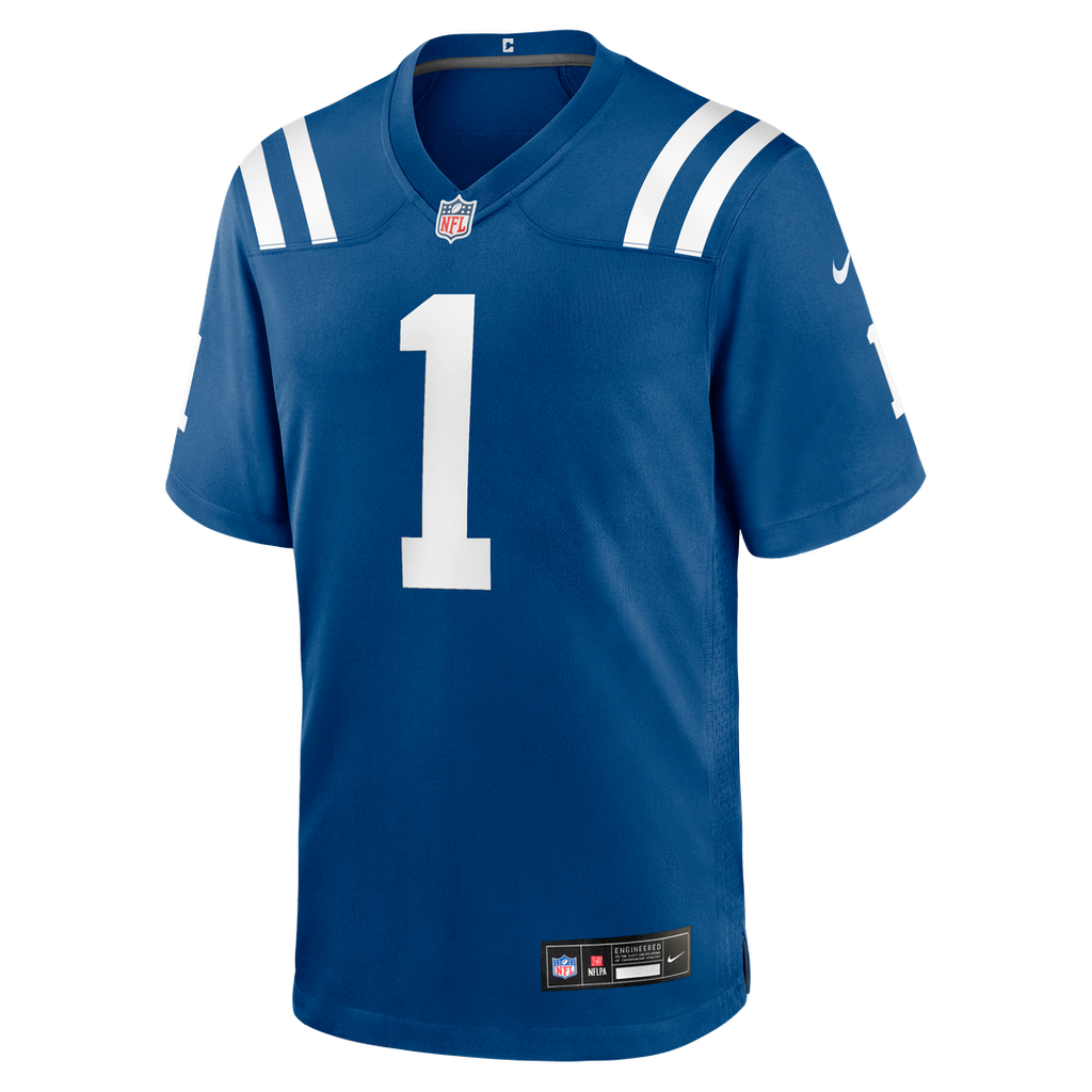 Indianapolis Colts Number 1 Groom Nike Game Jersey - Royal