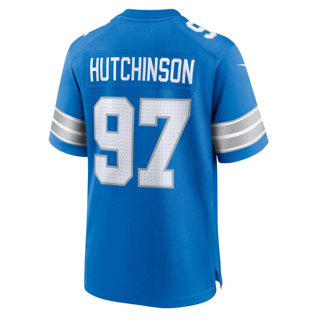Detroit Lions Aidan Hutchinson Nike Game Jersey - Blue