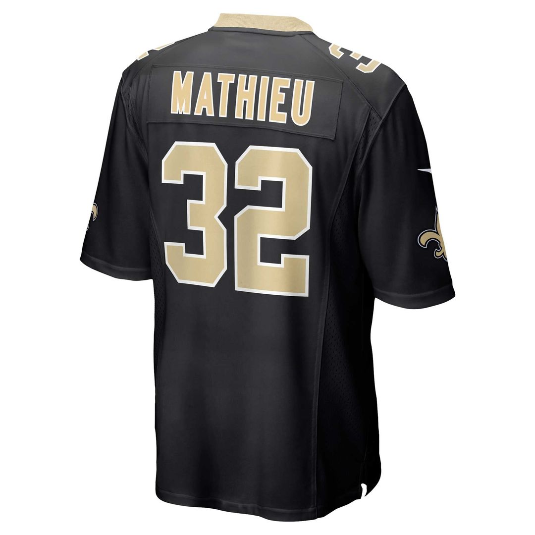 New Orleans Saints Tyrann Mathieu Nike Game Jersey - Black