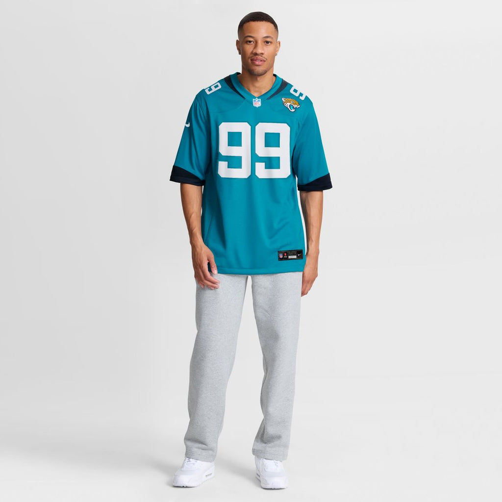 Jacksonville Jaguars Ruke Orhorhoro Nike Team Game Jersey - Teal