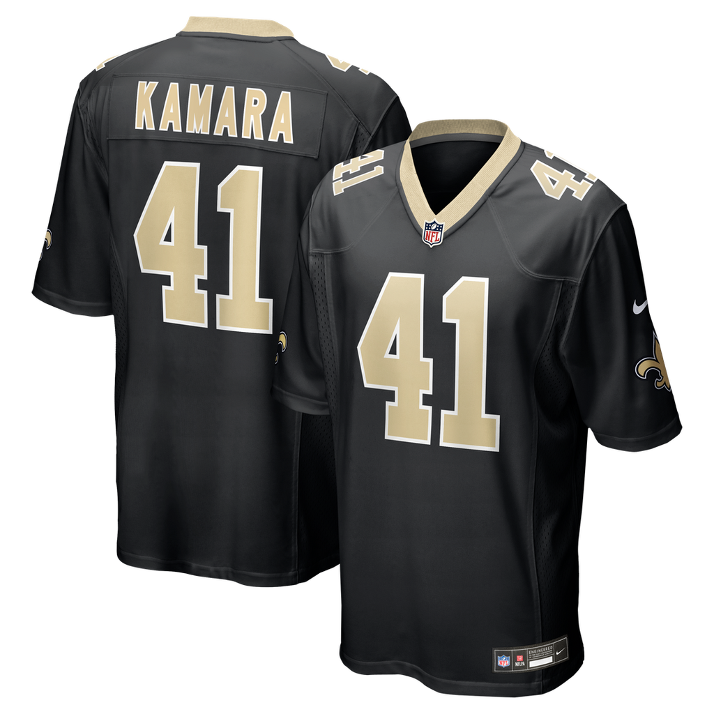 New Orleans Saints Alvin Kamara Nike Game Jersey - Black
